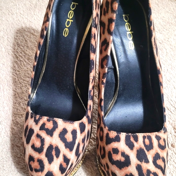Leopard Print High Heels - Picture 1 of 3